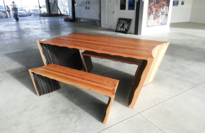 O’Connell’s Legacy reclaimed Rimu timber dining table
