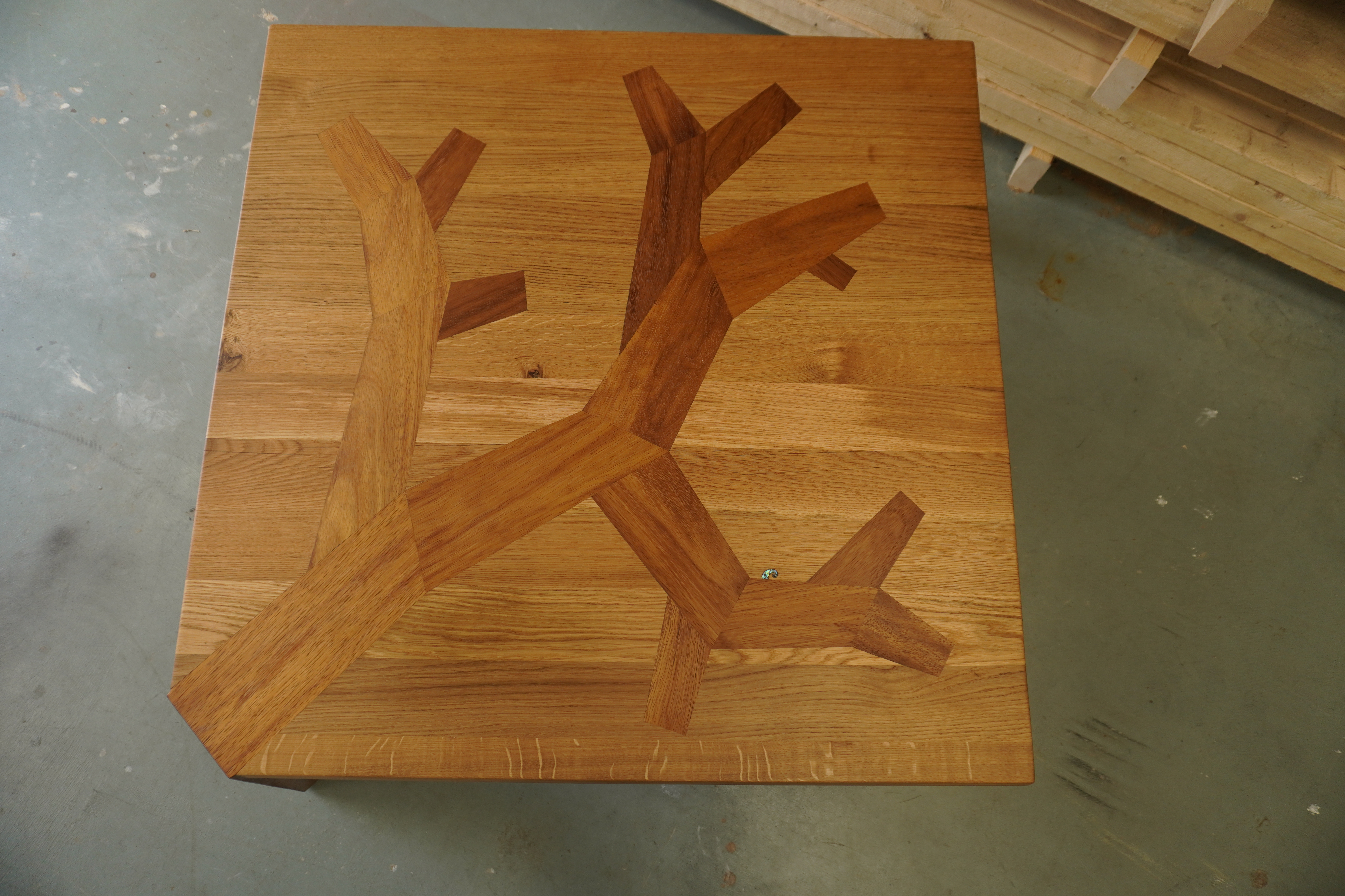 Handcrafted solid timber square table to be cherished as a family heirloom